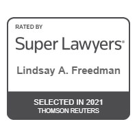 Rated By | Super Lawyers | Lindsay A. Freedman | Selected In 2021 | Thomson Reuters