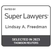 Rated By | Super Lawyers | Lindsay A. Freedman | Selected In 2023 | Thomson Reuters